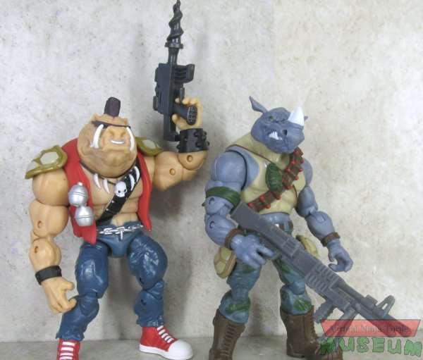 Bebop & Rocksteady armed