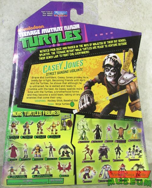 Casey Jones card back