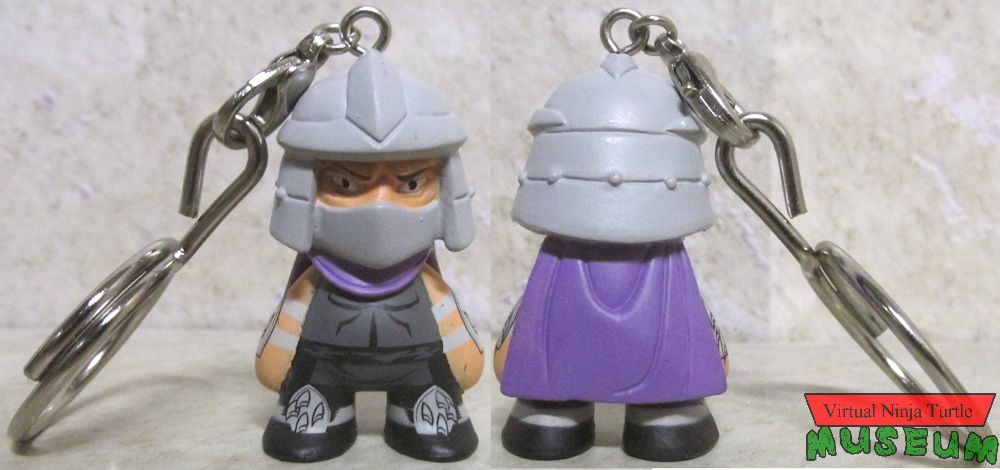 Shredder keychain front and back