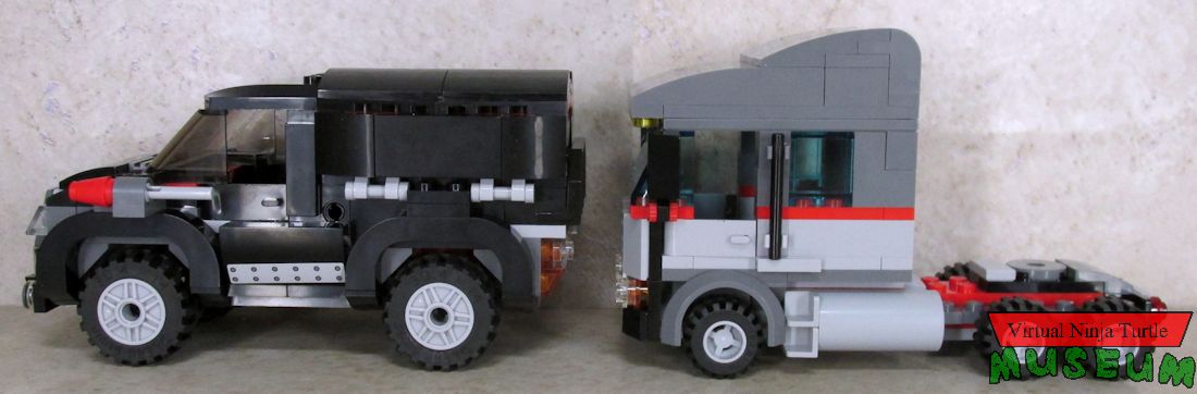 Suv and Semi size comparison