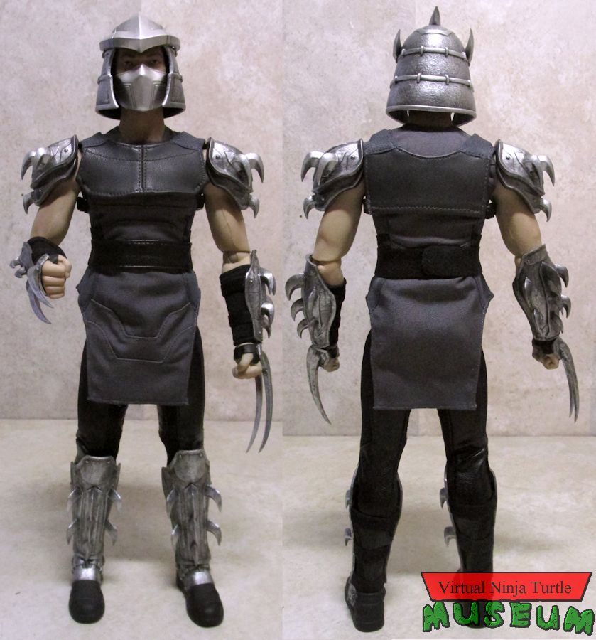 Shredder front and back