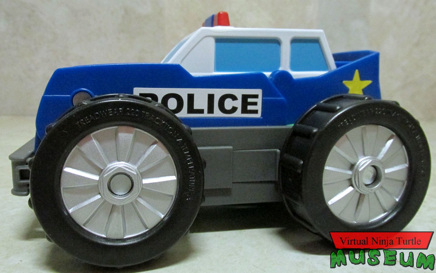 police car left side