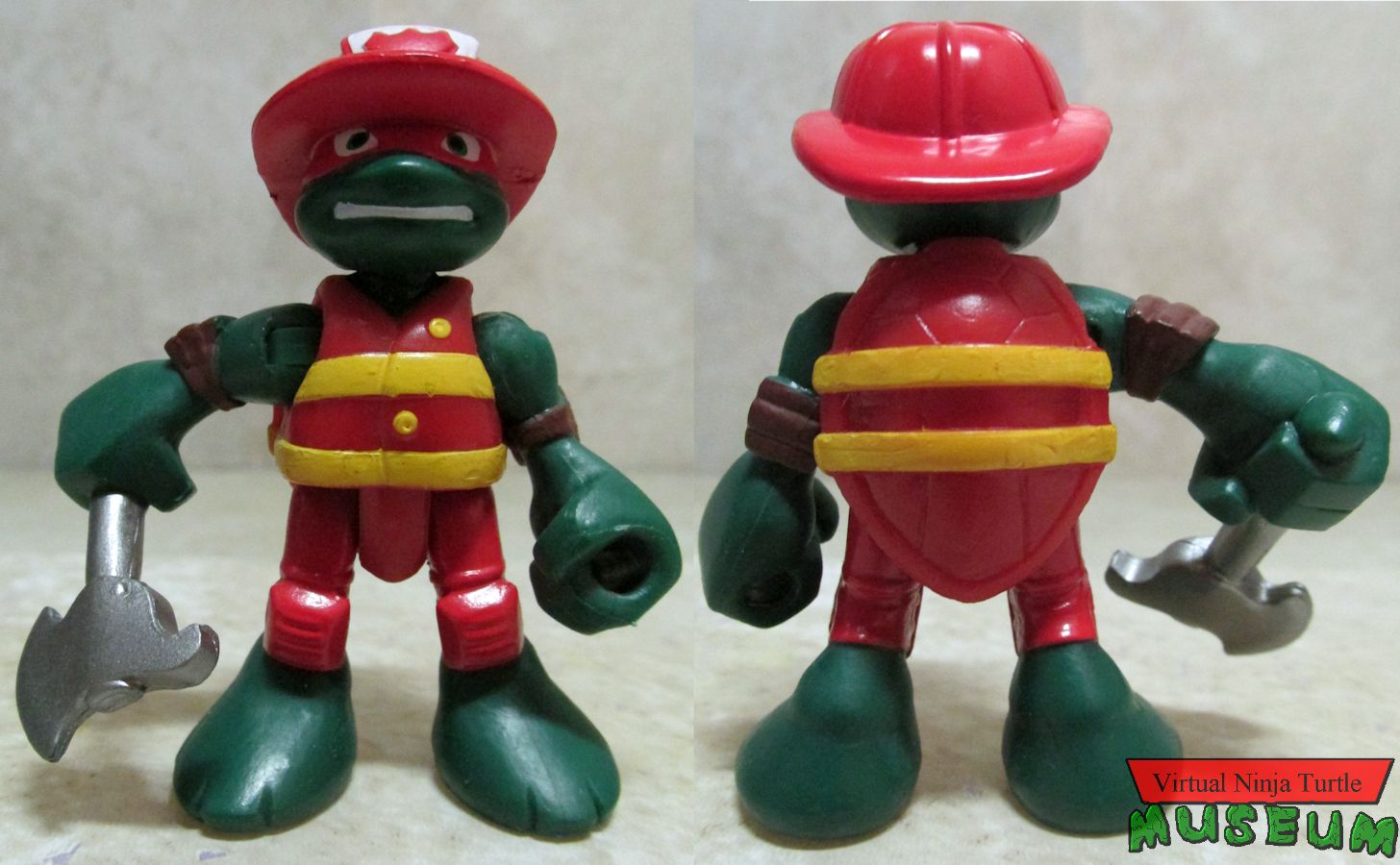 Fireman Raph front and back