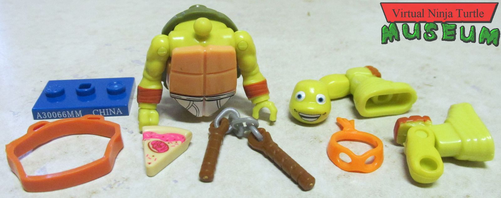 Michelangelo in Underpants blind bag parts