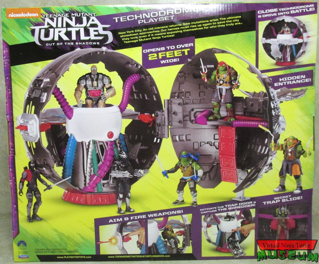 Technodrome box back