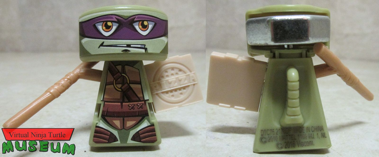 Rip-Spin Warriors Donatello front and back