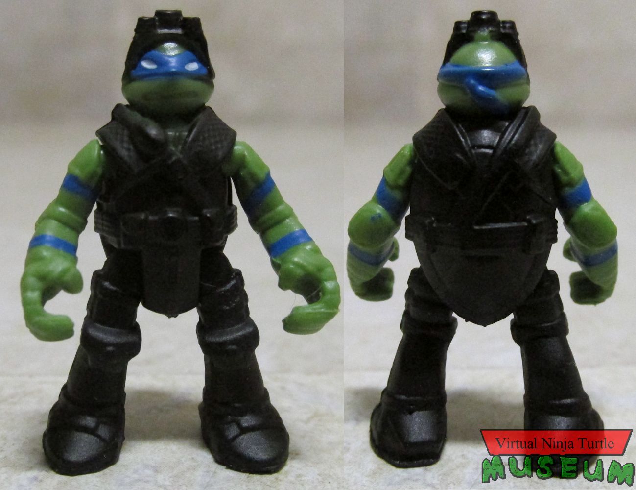 Leonardo front and back