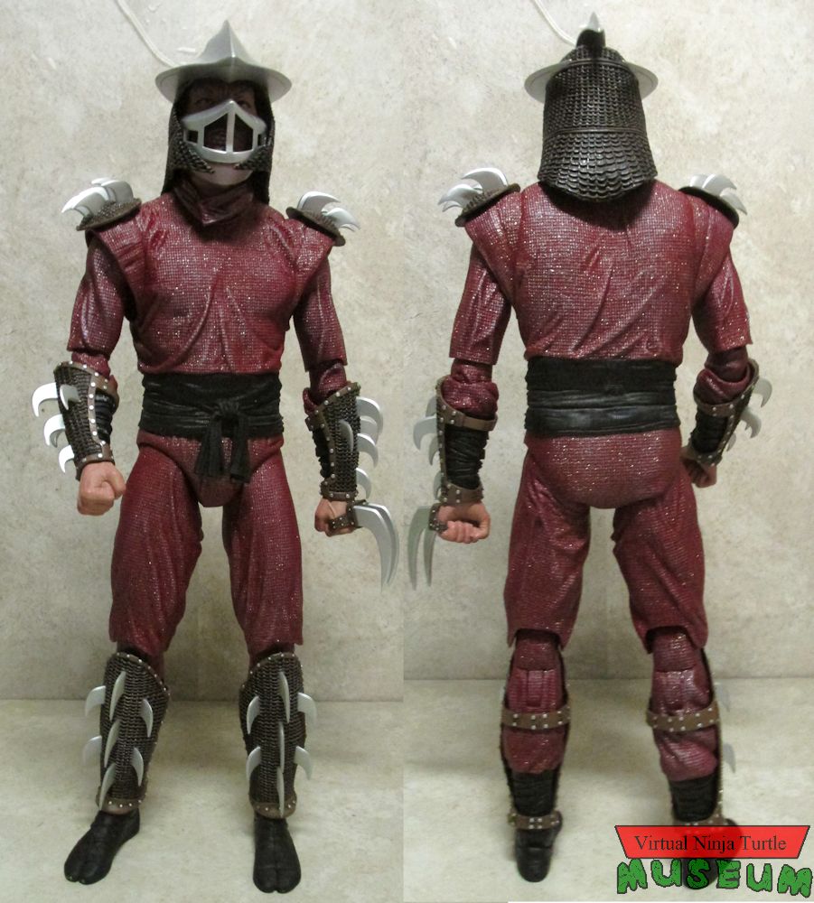 Shredder front and back