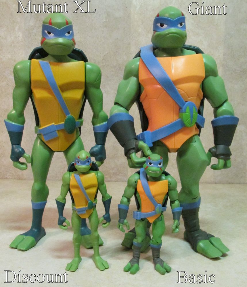 Mutant XL Leonardo size comparison