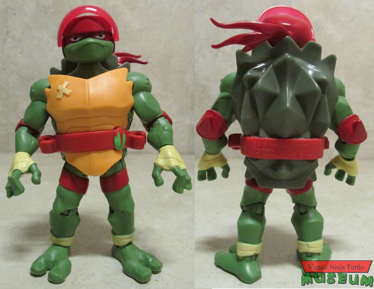 Shell Hog Raphael front and back