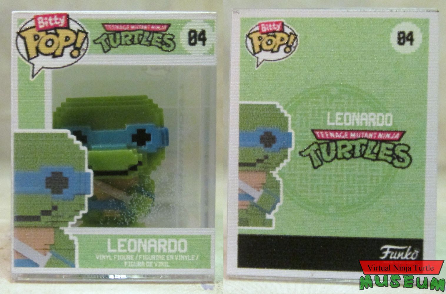 8Bit Leonardo in case front and back