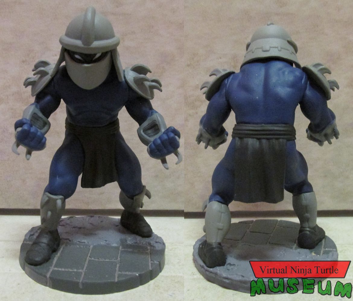 Blue Shredder front and back