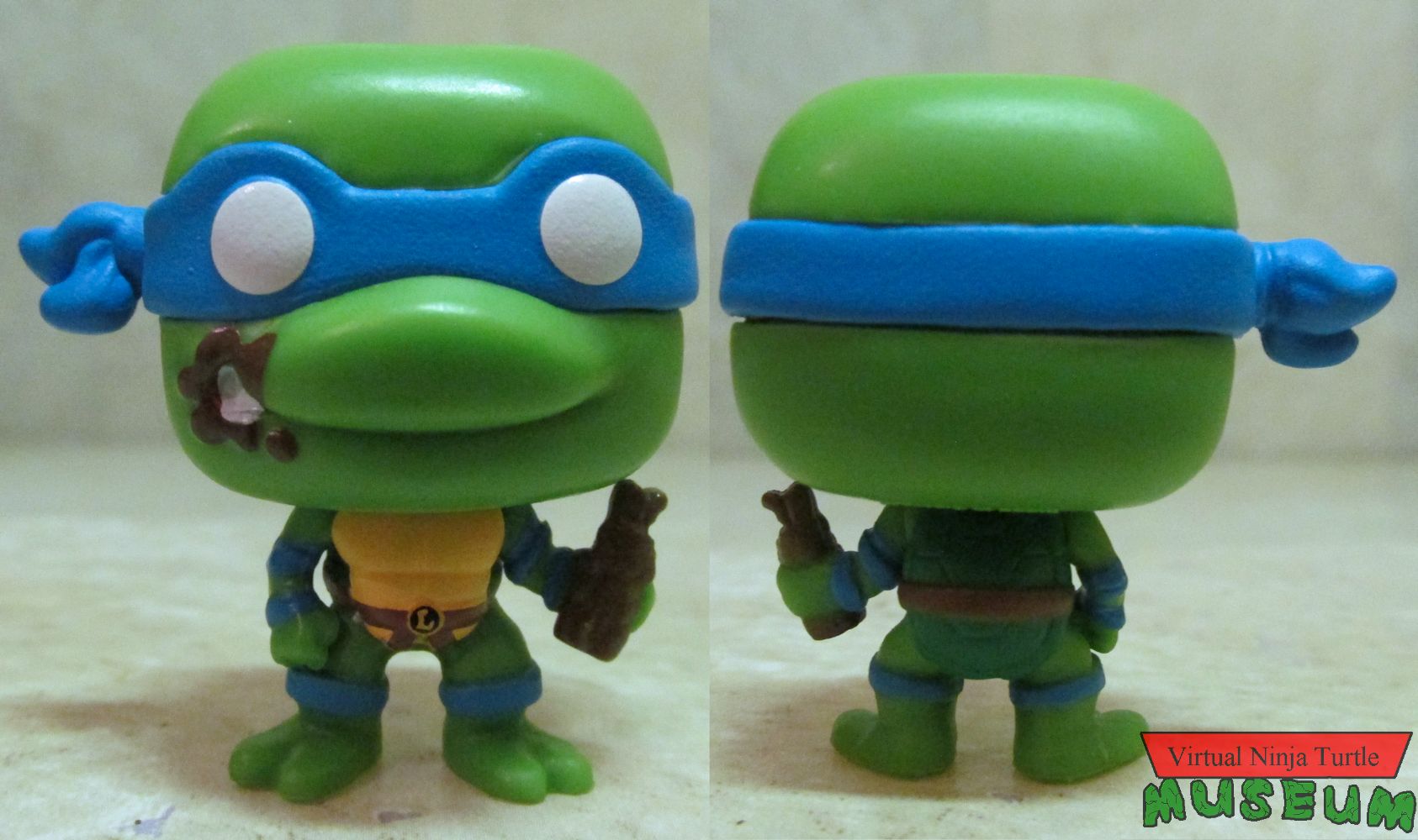 Leonardo front and back