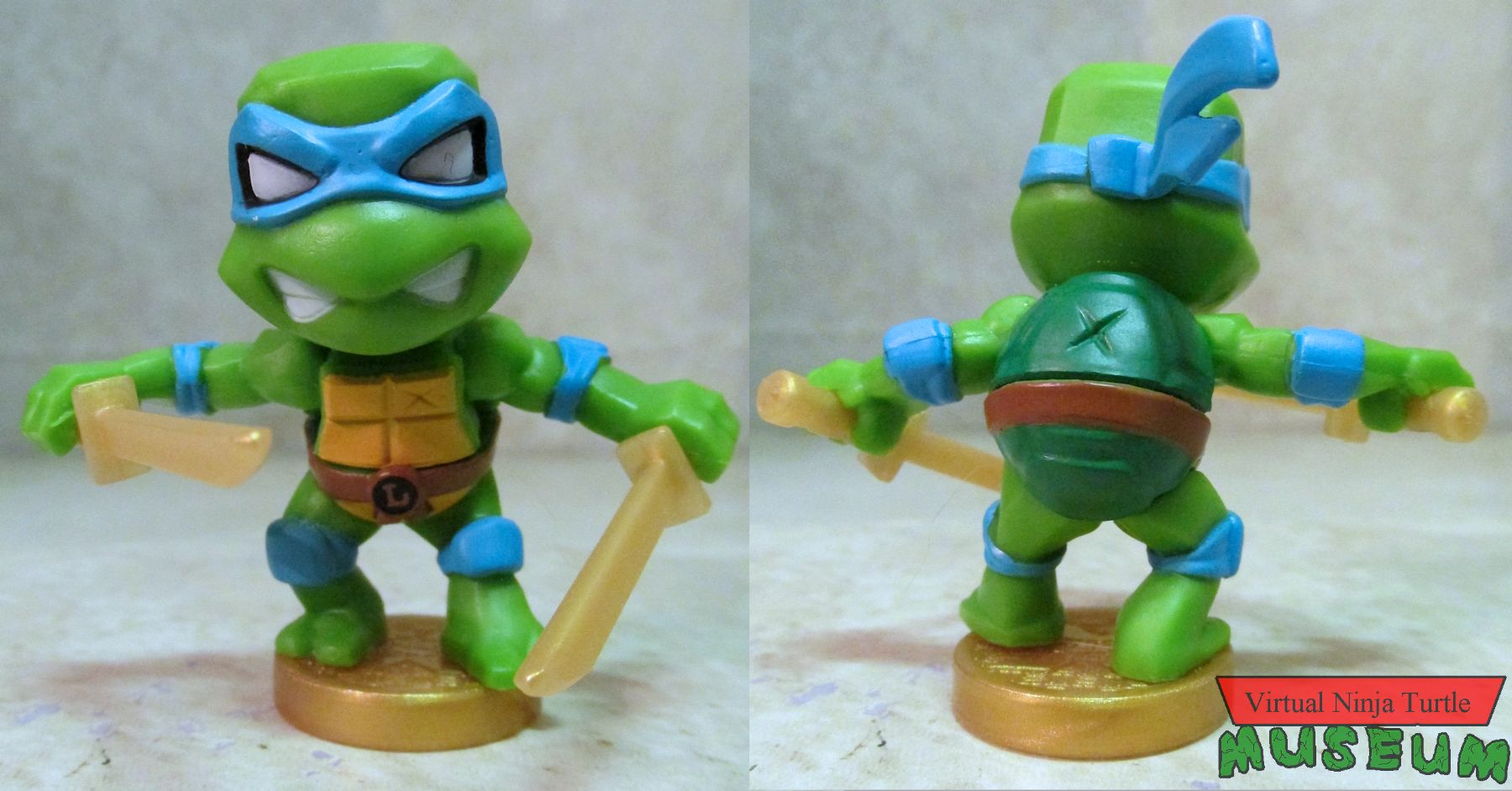 Leonardo front and back