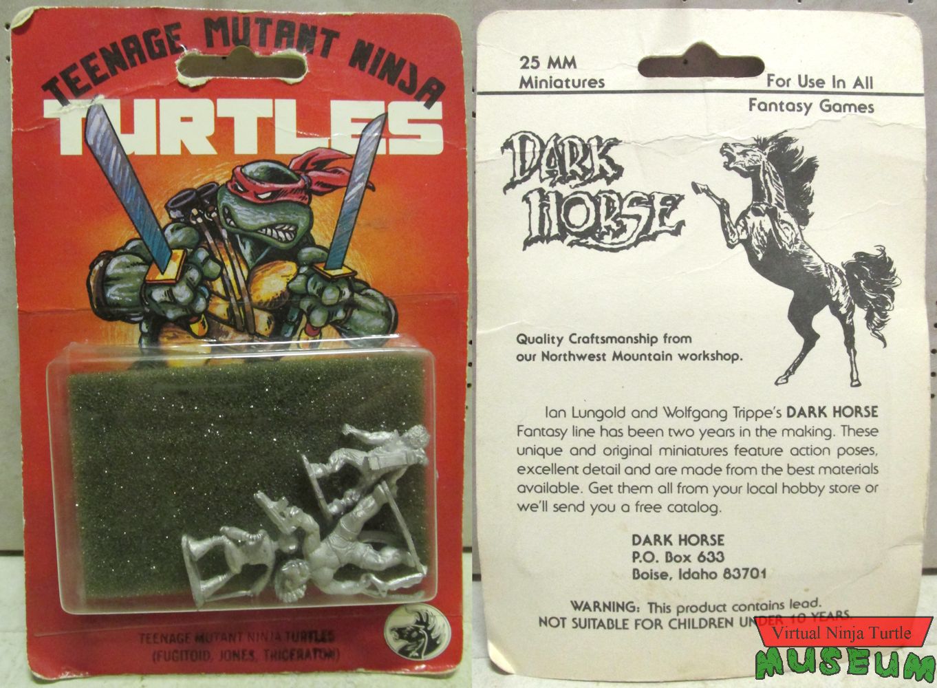 TMNT Card front and back