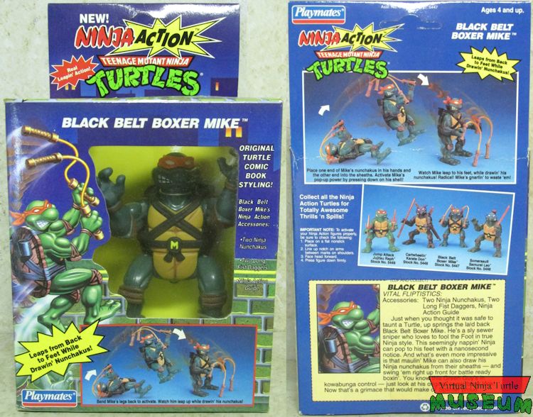 Ninja Action box front and back