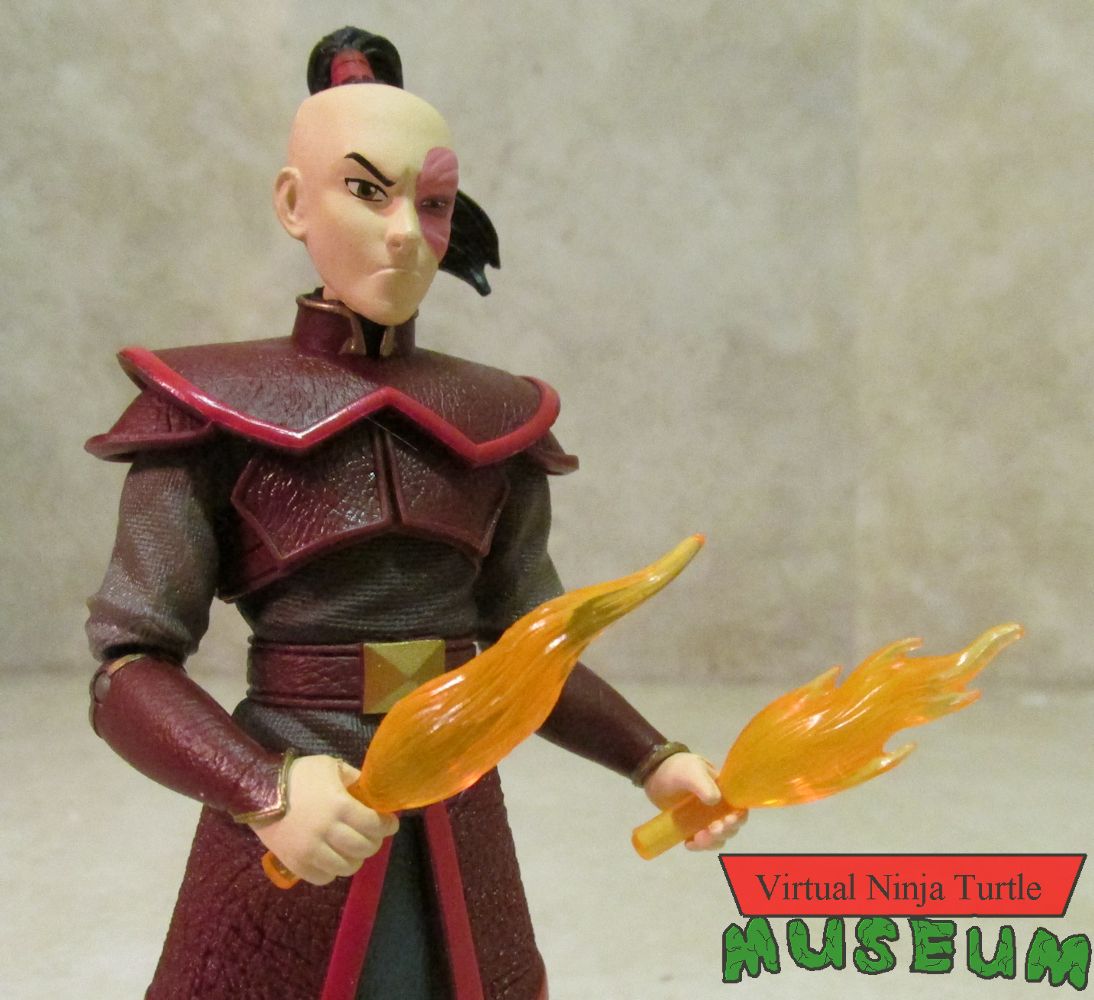 Zuko holding flames