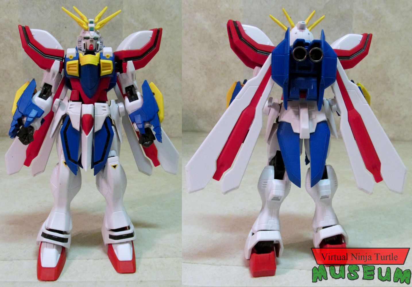 Burning Gundam front and back