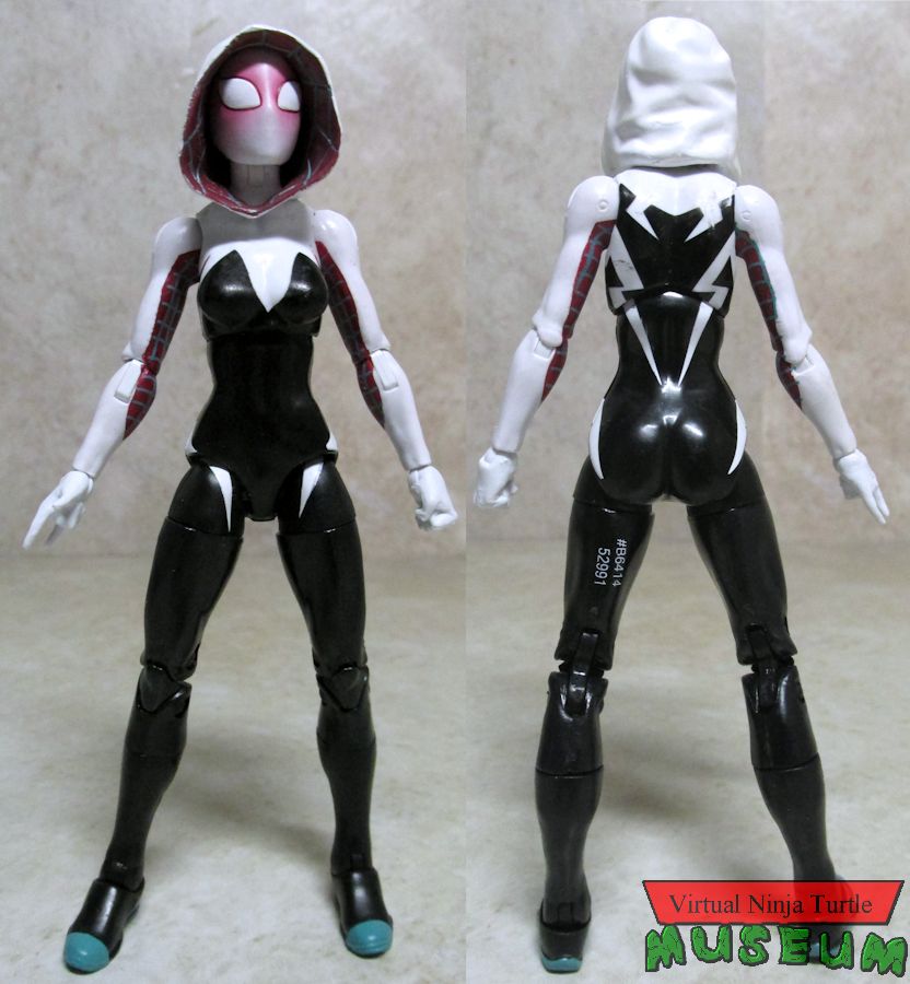 Spider-Gwen front and back