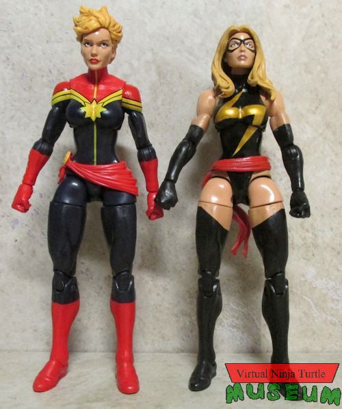 Captain Marvel and Ms Marvel