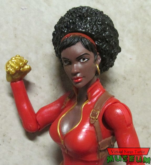 Misty Knight, Rosie the Riviter pose