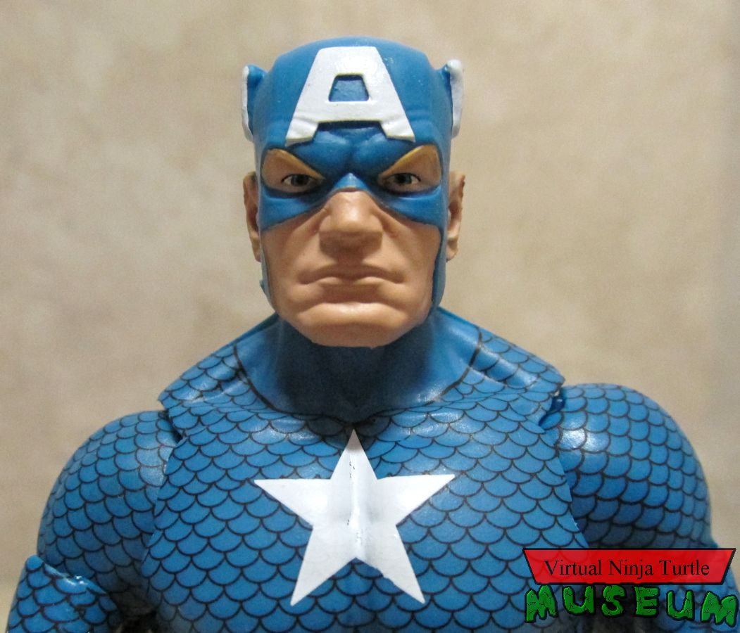 Captain America close up